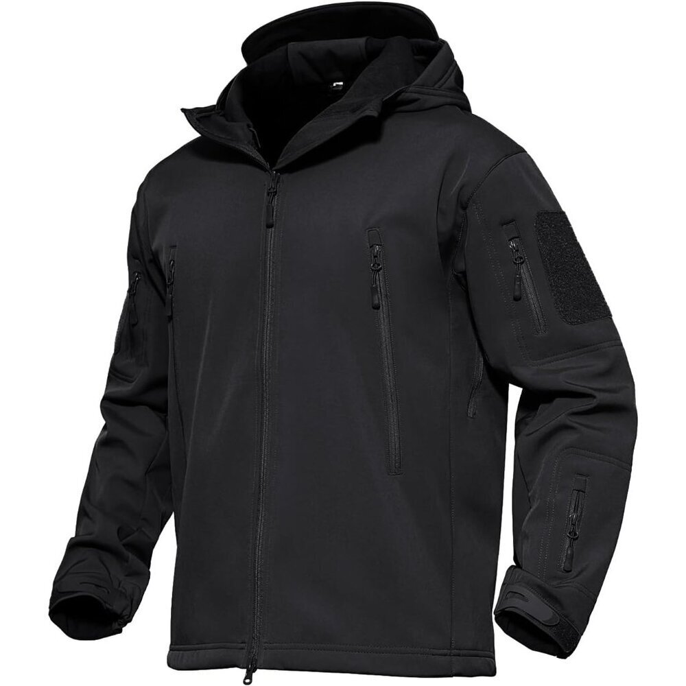 Men's Jacket Tactical Performance Waterproof Softshell Jackets Fleece Lined Ski